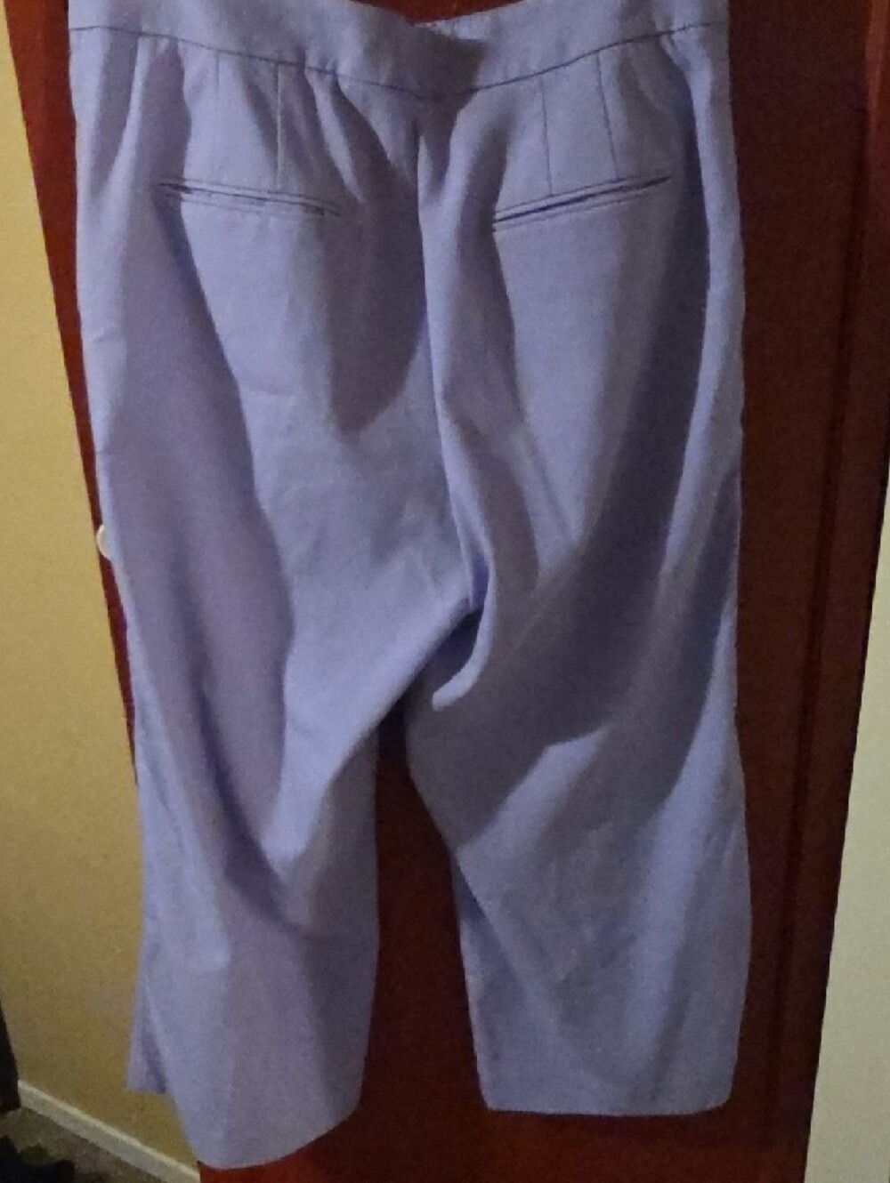 Ann Taylor Kare Lilac Wide Leg Pants - Picture 5 of 6